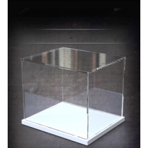 투명 아크릴 피규어 케이스 프라모델 장식장 진열장 보관함, J 25x35CM(길이 x 너비)