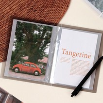 마켓투율 4x6 인생 네컷 사진 앨범, 블랙