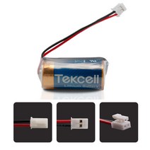 텍셀 CR123A CR17450 DC3V 배러티 화재감지기 화재경보기 소방 건전지, CR123A ARIM-01 커넥터, 1개