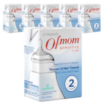 오브맘 액상분유 2단계(6~12개월) 200ml, 1개입, 57개