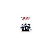 수요일 평면 수지 플랫백 만화 동물 DIY 헤어보우 액세서리 장식 PR158687 10 개, PR158699