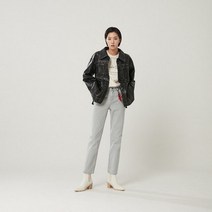 랩 LAP AL3DP871 워싱 세미 배기핏 데님 팬츠 (P002228521)