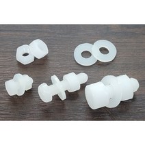 플라스틱볼트 수지볼트 PP 평와셔 M4 외 사이즈선택, 렌치볼트 M12x50mm, 1개