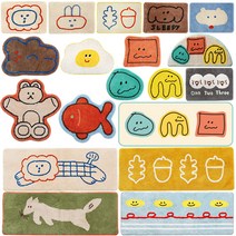 로마네 브런치브라더 Basic Shape Type 모나구스타 발매트 일반 대형 롱 장 매트 SD, 06 - 모나구스타-뜨레스로호 쉐입