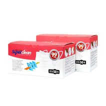 3Q마스크 덴탈형 KF94 100매 대형 중형 소형 초소형, 중형(100매합포장)