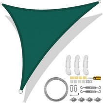 방수 차양막 카페 그늘막 마당 고정 주차장 농막 테라스 어닝 비가림 천막, 04. 500x500x500CM, 12. 47Pcs 키트와 그린