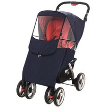 해피플러스 사계절 절충형 유모차커버 90 x 90 cm, 네이비