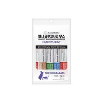 애니홀릭 헬시 글루코사민 무슨 관절영양제간식 14g 8개 / 4종혼합 강아지고양이겸용, 애니홀릭 헬시 글루코사민 무슨 관절영양제간식 14g 8