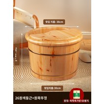 편백나무 나무족욕기 심신안정 히노끼 건식 편백좌훈족욕기 지압기, D