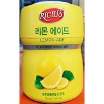 [헝몬] 레몬 에이드 파우더 리치스 550g 액상 음료 베이스 _ 핫템 잇템 BLMON+023487EA, 옵션 :  본상품선택, 옵션 :  1