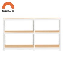 스피드랙 조립식 창고 대형 앵글 철제선반 1700 x 300 x 1350 3단, A형 1100+600, 블랙