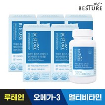 [베스처] 루테인 플러스 오메가3 멀티비타민 앤 미네랄 5병, 단품, 단품