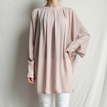 봄 여름 하객룩 셔츠 정장 프릴 퍼프 블라우스 랑쥬