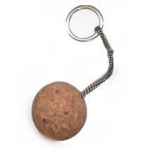 1pcs 35mm 플로팅 코르크 볼 키 링 세일링 보트 플로트 부력 로프 초중량 나무 키 체인 열쇠 고리 카약 액세서리, 3, 03 3