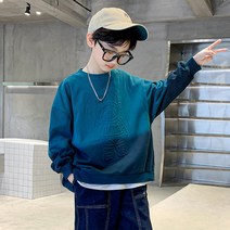 베베초롱 남아 맨투맨 봄가을 2022 모던 시크 스트리트 패션 개성대동 봄옷 상의 아동복