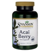 Swanson 아사이 베리 500mg 캡슐, 120개입, 2개