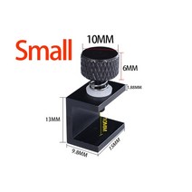 3d 프린터 알루미늄 조절식 침대 클립 ender 3 cr10 빌드 플랫폼 유리 리테이너용 히트베드 클램프, 4개, 작은 클립