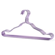 생활살림 논슬립 바지 속옷 니트 세탁소 옷가게 옷걸이, 바이올렛 5개입