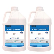 친절한도그씨 케어록스 carerox 살균소독제 탈취제 4L x 2개 무알콜제품, 1