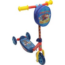 PlayWheels Paw Patrol 3륜 스쿠터 파란색/빨간색, 파랑 빨강