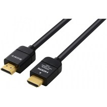소니 프리미엄 HDMI 케이블 1.0m 하이스삐토 4K 60P / 4K HDR / Ultra HD 지원 인증 DLC-HX10