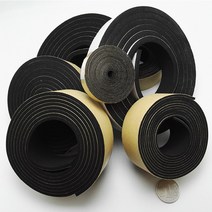 창틀 바람막이자동 접착 EPDM 고무 테이프 절연 가스켓 도어 창 씰 쿠션 2m 검정색, 01 Black_04 15mm_01 I_03 30mm