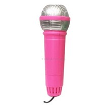 KKT 음악 집콕 노래방 소품 에코 마이크 가수 놀이 유아 장난감 어린이집 교구 음악 완구 마이크 음악 장난감 아이돌 가수 놀이 어린이집 유치원 완구, 핑크색