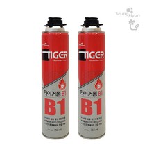 (타이거 B1 방화용폼) 2시간 내화인증 방화용 폴리우레탄 폼, 1개