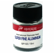 (IPP락카도료)(SP102)슈퍼파인 알루미늄 18ml 모형공구도료서적 락카에나멜마커 락카 IPP락카 IPP