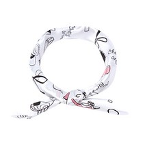 로맨틱 실키 쁘띠 스카프 ( 여성스카프 미니 사각 실크 머플러 )