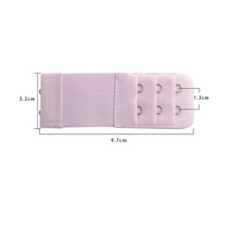 1pc 2 후크 브래지어 증량제여자의 탄성 브래지어 연장 스트랩 훅 클립 확장기 가변 벨트 버클 속옷 13 색 친밀한액세서리, 분홍색