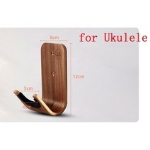 악보대 악보보면대 악보 거치대 우드 기타 벽걸이 독특한 디자인 구부러진 행거 홀더 어쿠스틱 액세서리, 02 for Ukulele