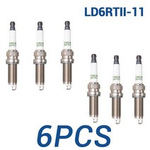 점화 플러그 스파크 2-8pcs dilkar6a11 denso fxe22hr11 더블 이리듐 ld6rtii-11용 닛산 22401-ja01b, 상자가 있는 6개