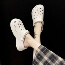 굽높은 통굽 슬리퍼 장마철 여성 샌들 슬리퍼 비올때 신발