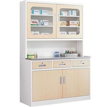 병원 약품장 진료소 의무실 선반 캐비닛 튼튼한 강철, 1.2m 약장