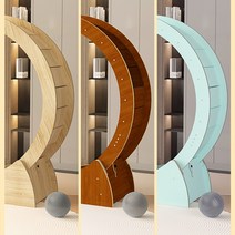 캣휠 무소음 고양이 운동기구 스크래쳐 간편한설치, 중(3-6kg), 라이트블루