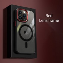 갤럭시s23방수케이스 폰 14 13 12 11 프로 맥스 펀다 자기 magsafe 무선, 아이폰 13, 빨간색