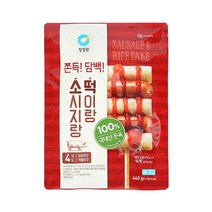 청정원 캠핑음식 소시지랑 떡이랑 소스 소떡소떡 4개입 아이들간식 야채볶음 어린이반찬 간단한요리 간편식 440g, 9세트