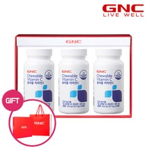 [GNC] 츄어블비타민C100 트리플 세트 (60정x3개), 3개