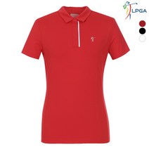 LPGA 여P 스윙라인 웰딩 포인트 제에리 티셔츠 L192TS518P