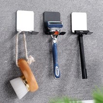 하비나루 무타공 스텐304 면도기 걸이 멀티 거치대