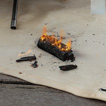 SOCEAN 화롯대 받침 불꽃 방지 커버 화재 방지 80X100CM 내화포 불연 돗자리 소방 난연재 커버 불티 방지 매트 캠핑 아이템 용품 야외 차박 장비 방염포 방화 커버 화로 그릴 깔판