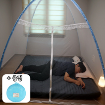 원터치모기장 사각 대형 접이식 텐트 침대, 원터치모기장 5-6인용