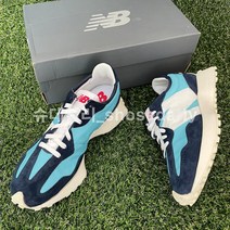 슈데일리 우먼스 뉴발란스 327 왁스 블루