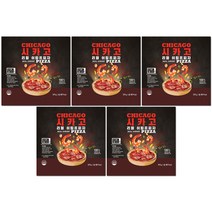 리얼 시카고피자 쉬림프 5판 세트, 5개, 375g
