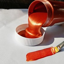 마카쥬물감 운동화 리폼 신발 염색 100300ml 골드 페인트 메탈릭 아크릴 페인트 조각상 색칠을 위해 퇴색하지 않는 방수 diy 손으로 그린 ​​낙서 광택 코팅, 붉은 구리, 300ml