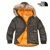 노스페이스 여성 LEWIS AVIATER 구스다운 패딩 NYJ1DF60 Kha