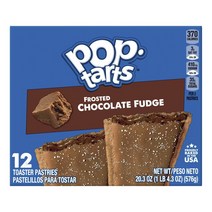 켈로그 팝 타르트 토스터 패이스트리 프로스트, 초콜릿 퍼지 (Chocolate Fudge), 1개, 576g