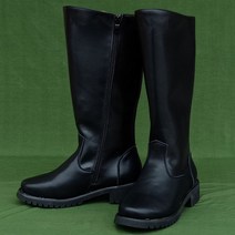 승마부츠 여성 가죽 스웨이드 롱부츠 088, 여성용 블랙 성인 라이딩_32(한국사이즈210mm)
