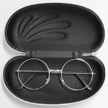 선글라스집 선글라스 안경 집 하드 케이스 보관 지퍼 파우치 반달 _ 230316EA